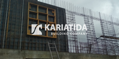 Возведение монолитных стен строительной компанией Кариатида-СТРОЙ.